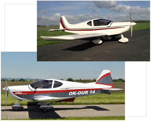Présentation de 2 avions Alto 912 TG